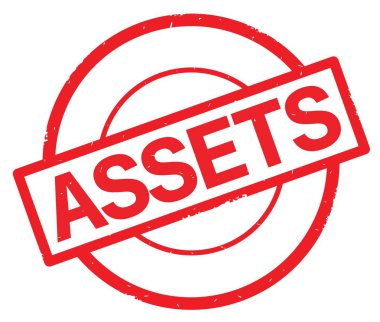 Varlıkları metin, kırmızı daire basit damga yazılmış.