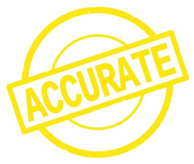 Sarı daire basit damgası yazılmış doğru metni.