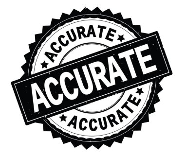 Doğru siyah metin damgası, zig zag kenarlıklı yuvarlak.