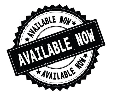 Damga, zig zag kenarlıklı siyah metin yuvarlak şimdi kullanılabilir.