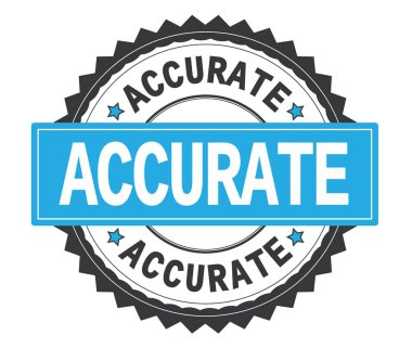 Doğru metin gri ve mavi yuvarlak damga, zig zag kenarlıklı.