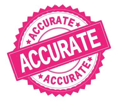 Doğru pembe metin damgası, zig zag kenarlıklı yuvarlak.