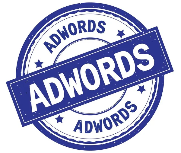 Adwords, mavi yuvarlak pencere boyutu üzerinde yazılı metin.
