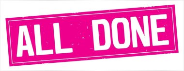 Tam pembe dikdörtgen damga üzerinde tüm bitmiş metin.