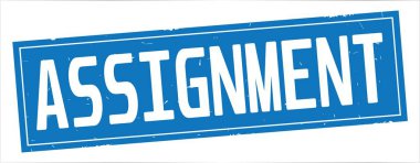 Atama metni, tam mavi dikdörtgen damgası.