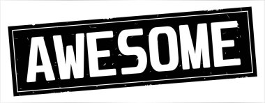 Korku veren metni, tam siyah dikdörtgen damgası.