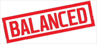 Kırmızı dikdörtgen kenarlık damga üzerinde dengeli metin.