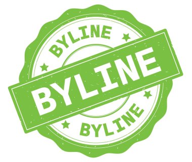 Yeşil yuvarlak rozet yazılmış şube hattı metni.