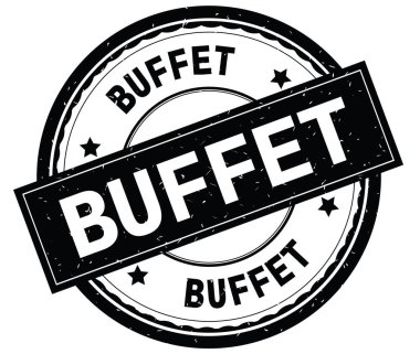 Siyah yuvarlak pencere boyutu üzerinde yazılı metin büfe.