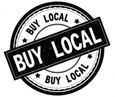 Siyah yuvarlak pencere boyutu üzerinde yerel yazılı metin satın.