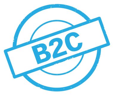 B2c metin, camgöbeği basit daire damga yazılmış.