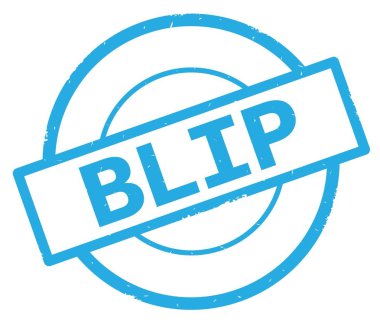 Bip sesi metin, camgöbeği basit daire damga yazılmış.