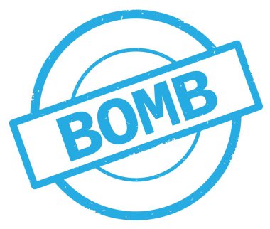 Bomba metin, camgöbeği basit daire damga yazılmış.