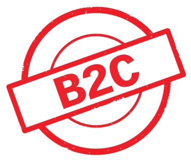B2c metin, kırmızı daire basit damga yazılmış.