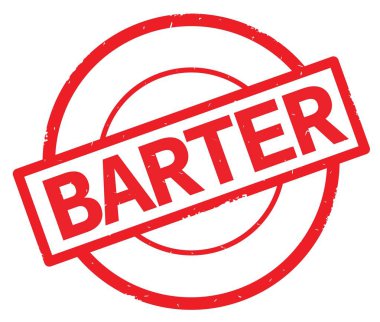 Kırmızı daire basit damgası yazılmış metni, takas.