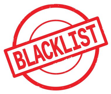 Kara liste metin, kırmızı daire basit damga yazılmış.