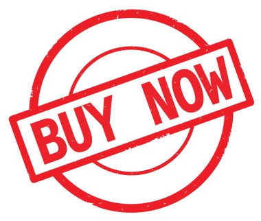 Şimdi kırmızı daire basit damgası yazılmış metni, satın.