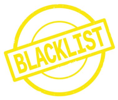 Kara liste metin, sarı daire basit damga yazılmış.