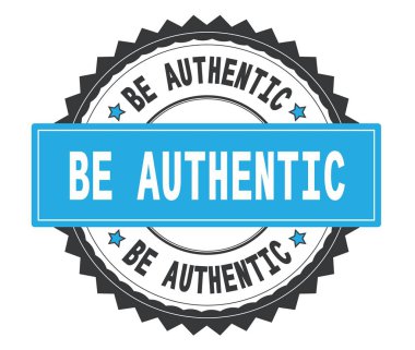 Üzerinde gri ve mavi yuvarlak damga, zig zag bor ile otantik metin olarak