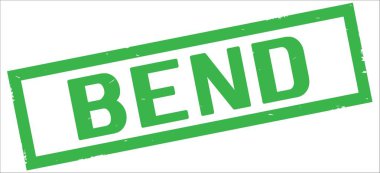 Metin, yeşil dikdörtgen kenarlık damgası viraj.