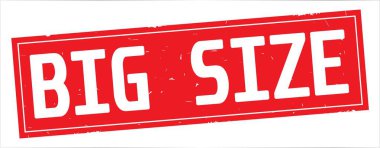 Tam kırmızı dikdörtgen damga üzerinde büyük boyut metin.