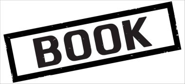 Kitap metni, siyah dikdörtgen kenarlık damgası.