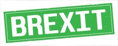 Brexit metni, tam yeşil dikdörtgen damgası.
