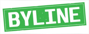 Tam yeşil dikdörtgen damga üzerinde şube hattı metin.