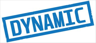 Mavi dikdörtgen kenarlık damga üzerinde dinamik metin.