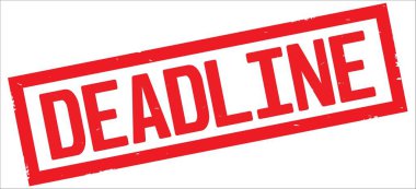 Son Tarih metni, kırmızı dikdörtgen kenarlık damgası.