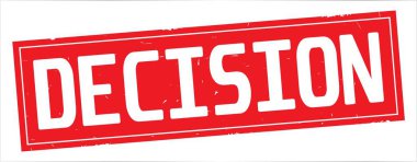 Karar metni, tam kırmızı dikdörtgen damgası.