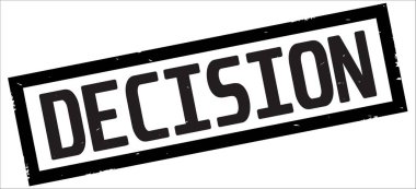 Karar metni, siyah dikdörtgen kenarlık damgası.