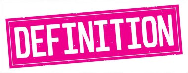 Tam pembe dikdörtgen damga üzerinde tanım metin.