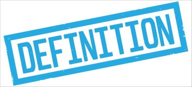 Tanım metni, camgöbeği dikdörtgen kenarlık damgası.