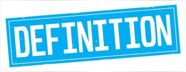 Tanım metni, tam camgöbeği dikdörtgen damgası.