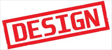 Kırmızı dikdörtgen kenarlık damga üzerinde tasarım metin.