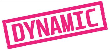 Pembe dikdörtgen kenarlık damga üzerinde dinamik metin.