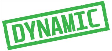 Yeşil dikdörtgen kenarlık damga üzerinde dinamik metin.