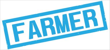 Camgöbeği dikdörtgen kenarlık damga üzerinde çiftçi metin.