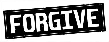 Metni, tam siyah dikdörtgen damga affet.