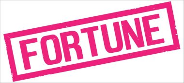 Pembe dikdörtgen kenarlık damga üzerinde servet metin.