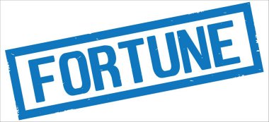 Mavi dikdörtgen kenarlık damga üzerinde servet metin.