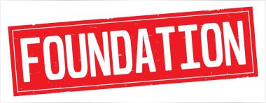 Vakfı metni, tam kırmızı dikdörtgen damgası.