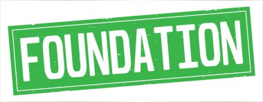 Vakfı metni, tam yeşil dikdörtgen damgası.