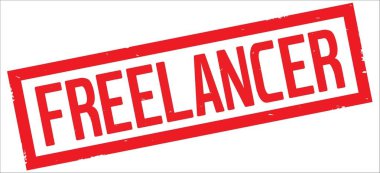 Serbest meslek sahibi metin, kırmızı dikdörtgen kenarlık damgası.