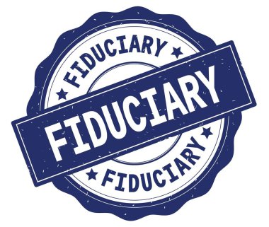 Mavi yuvarlak rozet yazılmış Mütevelli metni.