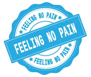 Camgöbeği yuvarlak rozet yazılmış duygu No Pain metni.