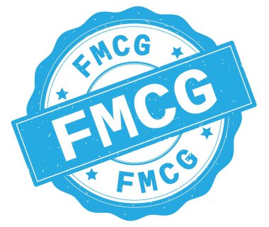 Fmcg metin, camgöbeği yuvarlak rozet yazılmış.