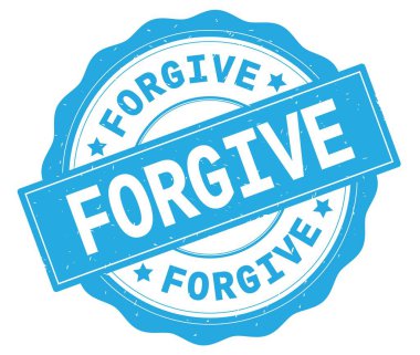 Camgöbeği yuvarlak rozet yazılmış metni, affet.