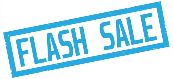 Flash Sale Text, auf Cyan Rechteck Rand Stempel. — Stockfoto